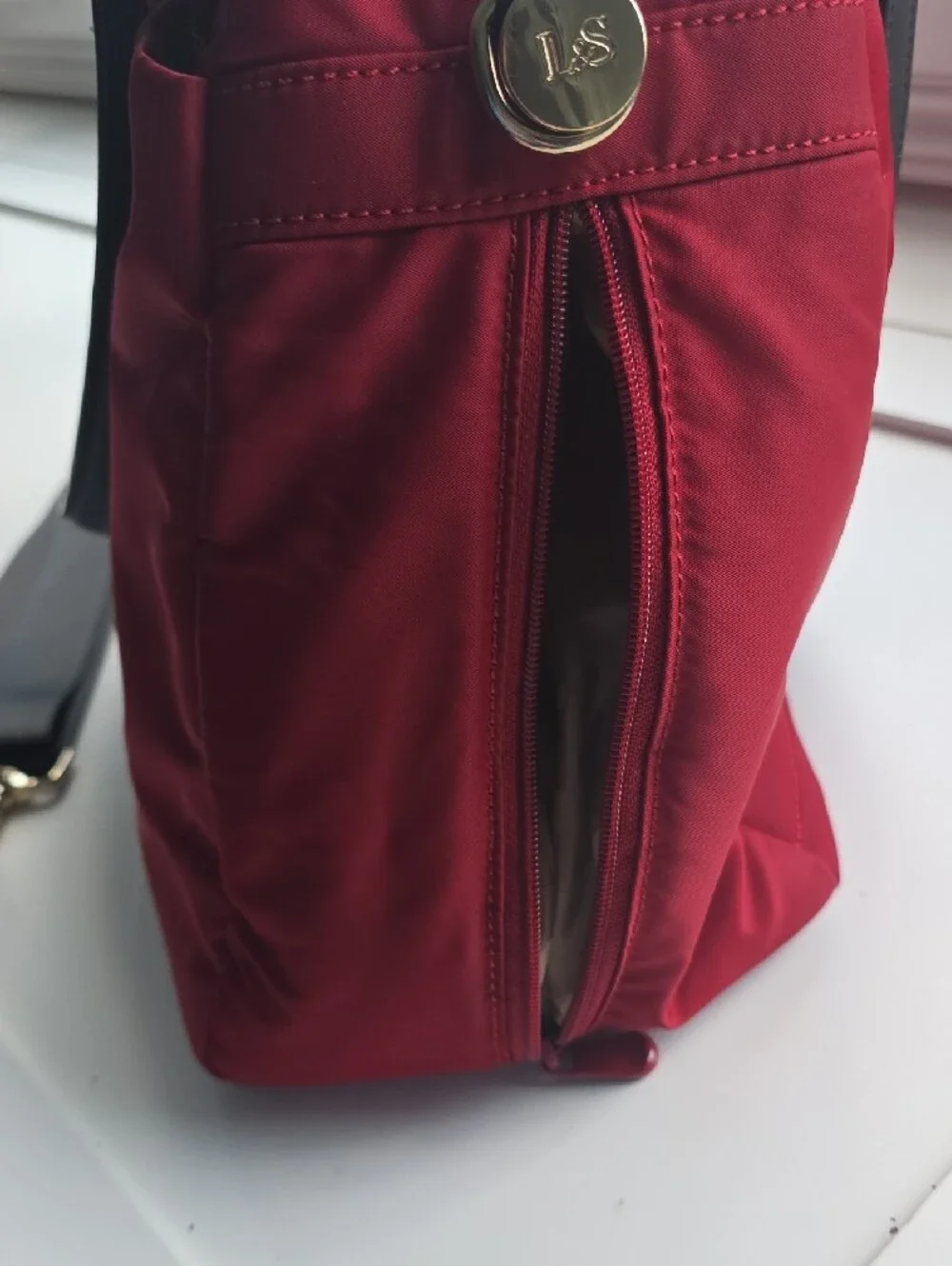LO and SONS Red Travel Duffel Bag